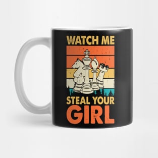 Watch Me Steal Your Girl T shirt For Women Mug